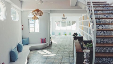 去希臘取經！ 小琉球藏地中海風藍白色民宿