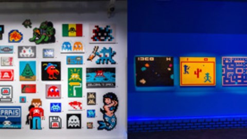 【#特派員直擊】向食鬼、太空侵略者、 孖寶兄弟致敬！   巴黎 Invaders 大型藝術展