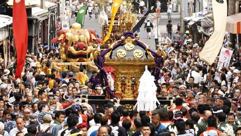 東京築地獅子祭 祈福兼湊下熱鬧