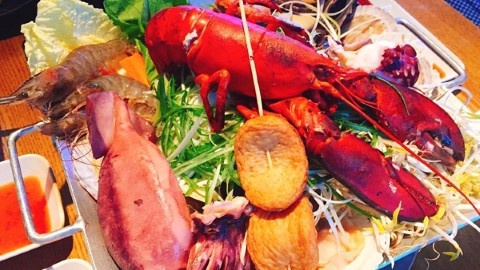 韓國原隻龍蝦海鮮鍋