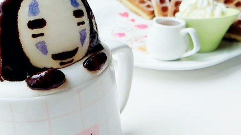 台灣 Cafe 超療癒卡通拉花咖啡