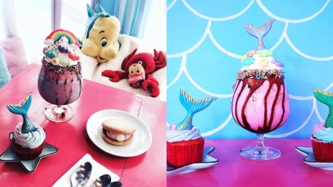 泰國美人魚 Cafe 歎夢幻魚尾 Cup Cake 與特飲