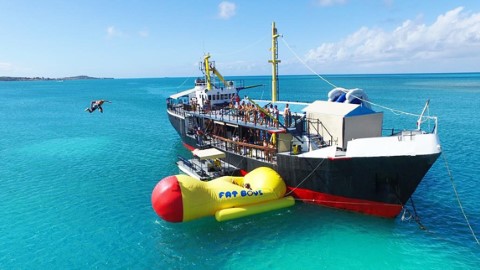 遠離 熱門 遊客區！ 小島 豪玩 高空彈跳 瀡滑梯 水上彈床