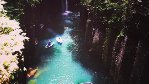 多角度睇 日本 瀑布 百選之一 宮崎 真名井瀑布