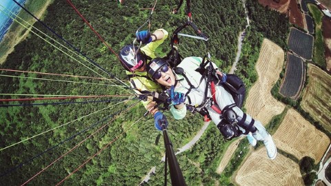 濟州靚草地 X 滑翔傘 = 完美 X Game