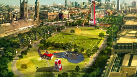 倫敦全新 zipline 飛住睇靚景