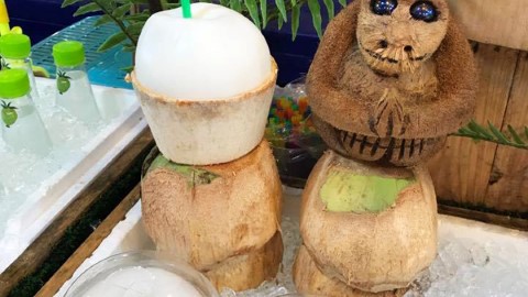 去 曼谷 必飲 　平食白雪雪椰青波