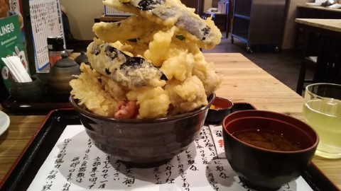 梅田 午市激平放題 800 円任食天婦羅