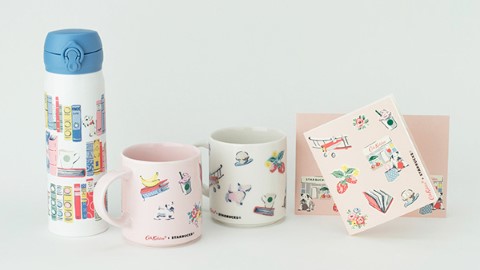 日本 Starbucks 首次聯乘 Cath Kidston 出水樽 女生們又要尖叫喇！