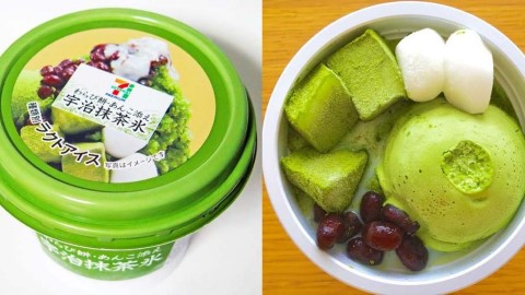日本 便利店出新品！ 多重口感宇治抹茶冰