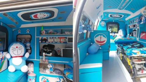 【#UTravel遊泰速報】泰國 多啦 A 夢救護車 幫病者減壓