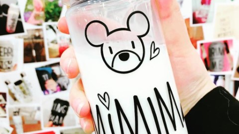 首爾 自製個人水樽 粉紅小店超吸睛