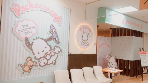 PC 狗 fans必去！ Pochacco 橫濱開 pop up Cafe