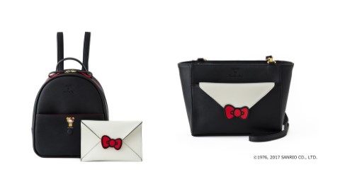 日牌潮推黑色小熊 Hello Kitty 系列 萌爆背囊、側孭袋、旅行 pouch