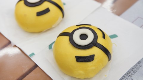 韓國 便利店 GS25 新品 Minions 豆沙包 記者現場試食報告