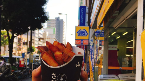 便利店必食推介　暖笠笠紅薯薯條