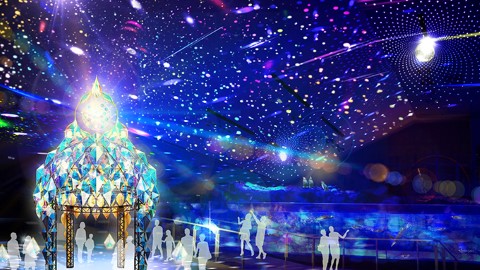 超夢幻！日本水族館轉身變 bling bling 海底世界