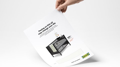 IKEA 廣告變驗孕紙