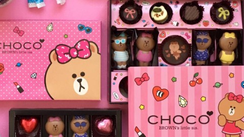 超可愛超犯規！ 粉紅熊大妹妹 CHOCO 造型朱古力 最啱情人節送禮