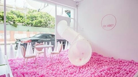 台灣童話式粉紅Cafe