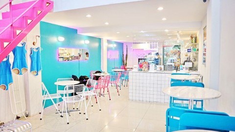 近距離親親浣熊！ 曼谷療癒系浣熊Cafe