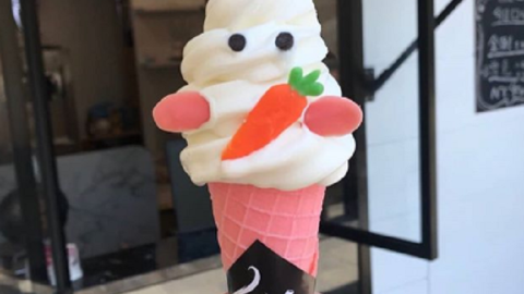 可愛到不忍心吃掉！ 台灣Corner Cone公仔造型甜筒