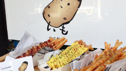 夜市美食升級版！ 台南「史上最長」30CM薯條