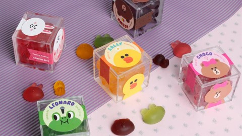 韓國LINE FRIENDS軟糖 將熊大兔兔食落肚！