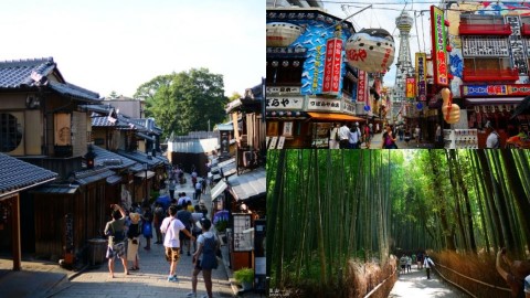 遊嵐山、行道頓堀／奈良公園再去天橋立！