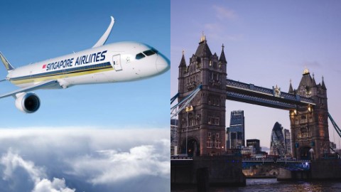 一票玩盡兩地！ 新航來回倫敦/巴黎/法蘭克福$2850起、包30kg行李