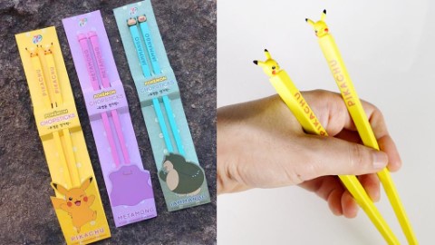 有比卡超陪你食便當！ 韓國便利店推寵物小精靈筷子