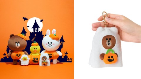 熊大化身肥嘟嘟南瓜！ 韓國LINE FRIENDS萬聖節系列