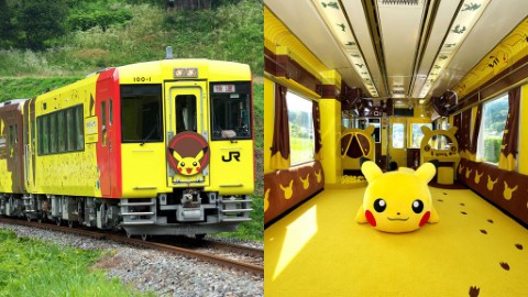 比卡超迷必坐！ 日本限定比卡超主題JR列車