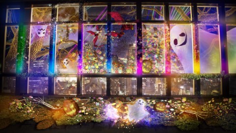 入夜後變成靈異鬧鬼空間 東京鐵塔萬聖節燈飾裝置