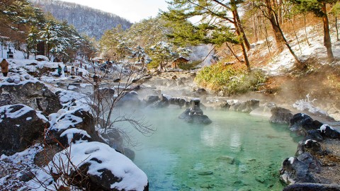 草津5星級溫泉旅館「櫻井」 歎草津最大型浴場．露天風呂房間．會席料理