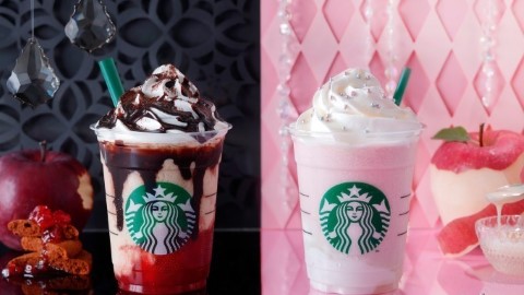 日本Starbucks萬聖節限定特飲 巫女、公主2款蘋果口味星冰樂