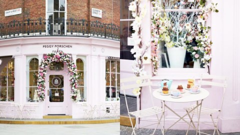 倫敦粉嫩花系Cafe Peggy Porschen Cakes 歎夢幻精緻下午茶！
