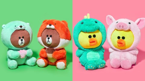 韓國LINE FRIENDS加推叢林系列 熊大莎莉一齊扮動物！