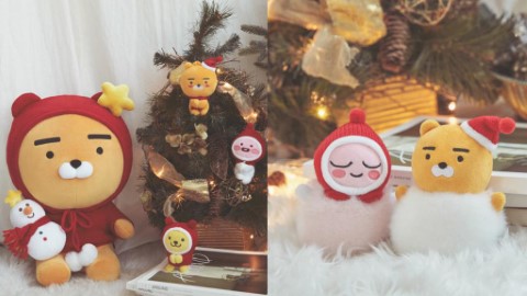 韓國KAKAO推出聖誕系列 Ryan Apeach化身可愛小雪人！