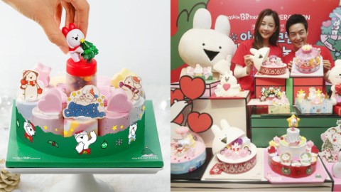 韓國雪糕店聯乘人氣浮誇兔 有得食仲有得玩！