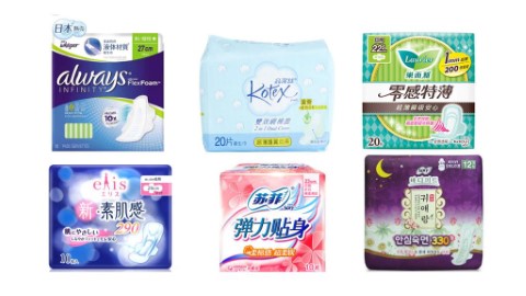 2款衛生巾樣本慢性毒超安全水平！ 19款安全衛生巾清單
