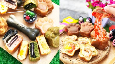 台灣人氣爆餡拉絲雞蛋糕 貓貓掌印造型好得意