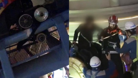 首爾樂天世界過山車急停乘客被困30分鐘！ 乘客﹕「經歷最難忘的平安夜」