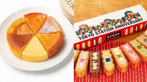 東京車站GRANSTA限定年度人氣零食手信TOP 10 忌廉芝士蛋糕．抹茶夾心餅．東京車站窩夫