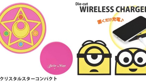 日本可愛卡通人物無線充電器 Minions．Snoopy．美少女戰士款式大集合