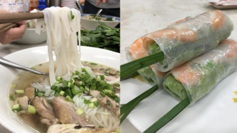 越南胡志明市50年歷史老店 嘆正宗牛肉PHO/紙米卷/炸春卷