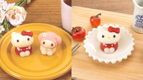 日本推出Hello Kitty/My Melody和菓子 造型可愛得不捨得吃！
