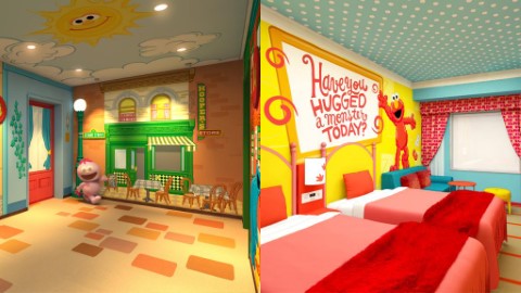 近鐵環球影城酒店芝麻街主題樓層翻新