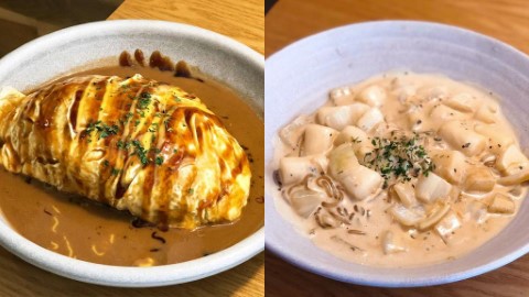 韓國食神都讚平價大學小店 高質蛋包飯．辣卡邦尼年糕