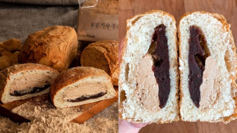 韓國便利店都有髒髒包 人氣豆沙爆餡包！